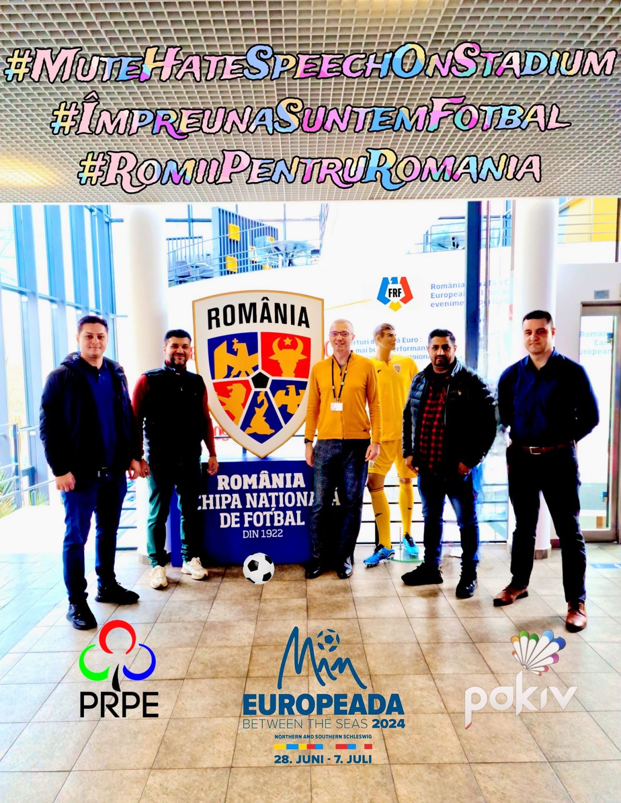Echipa națională a rromilor din România joacă în Germania, în același timp cu "tricolorii" la Euro 2024! _5