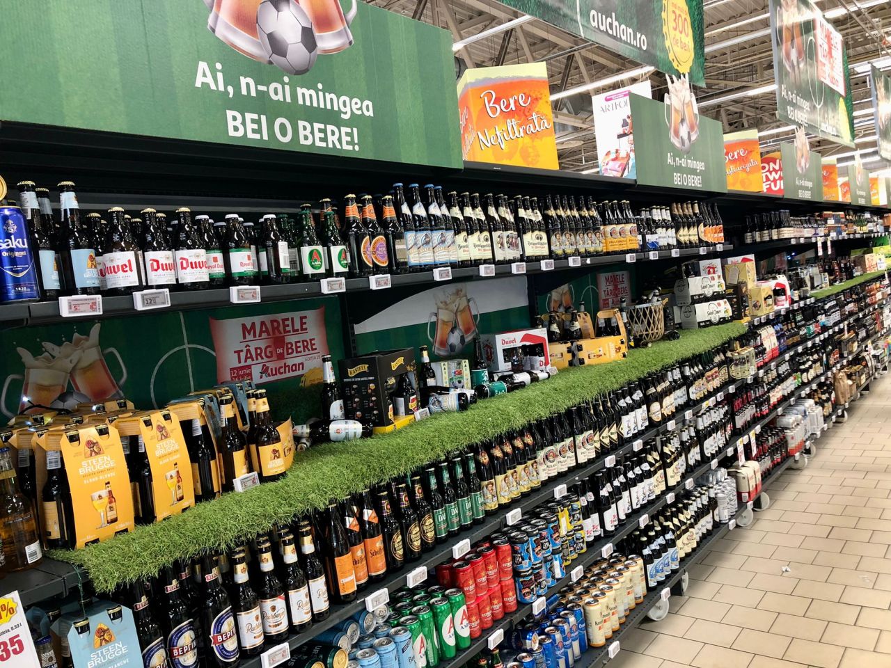 Meciul celor mai bune beri are loc la Marele Târg de Bere și Fotbal Auchan 2024: Startul partidei la cumpărături începe cu peste 300 de sortimente pentru toate gusturile (P)_2