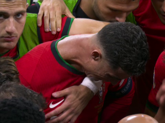 
	Lacrimile lui Ronaldo: starul portughez a început să plângă după ce a ratat un penalty în meciul cu Slovenia
