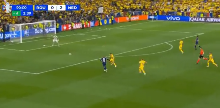 Secvențe incredibile cu Florin Niță, cu câteva secunde înainte de marcarea golului trei. Cum a fost surprins portarul_3