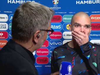 
	Momentul în care Pepe a început să plângă la interviu după eliminarea Portugaliei de la EURO 2024
