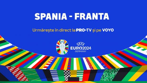 
	Spania - Franța, de la 22:00, în semifinalele EURO 2024 (Pro TV și VOYO). Cotele la pariuri + Echipele probabile. Analiza lui Dan Chilom&nbsp;
