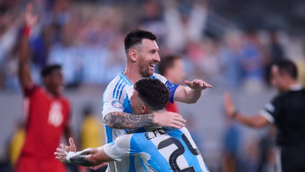 
	Lionel Messi îi zâmbește lui Cristiano Ronaldo de la Copa America 2024! Gol pentru Argentina și calificare în finală
