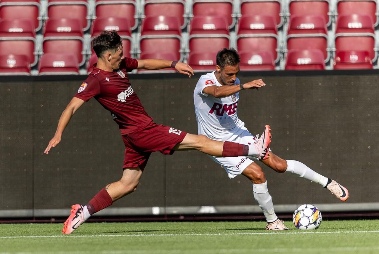 CFR Cluj, cu un fundaș central aflat la debut și un altul venit direct de la EURO 2024, a jucat ultimul amical al verii înainte de meciul cu Dinamo!_2