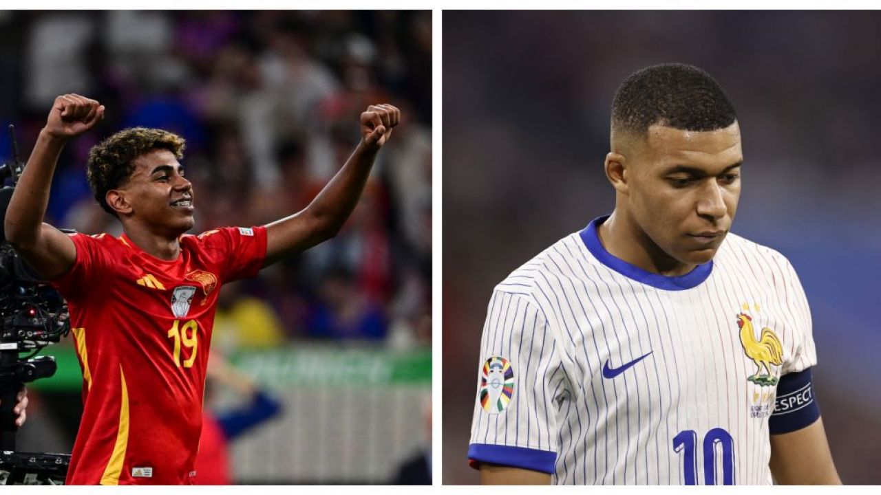 spania - franta kylian mbappe Lamine Yamal UEFA EURO 2024