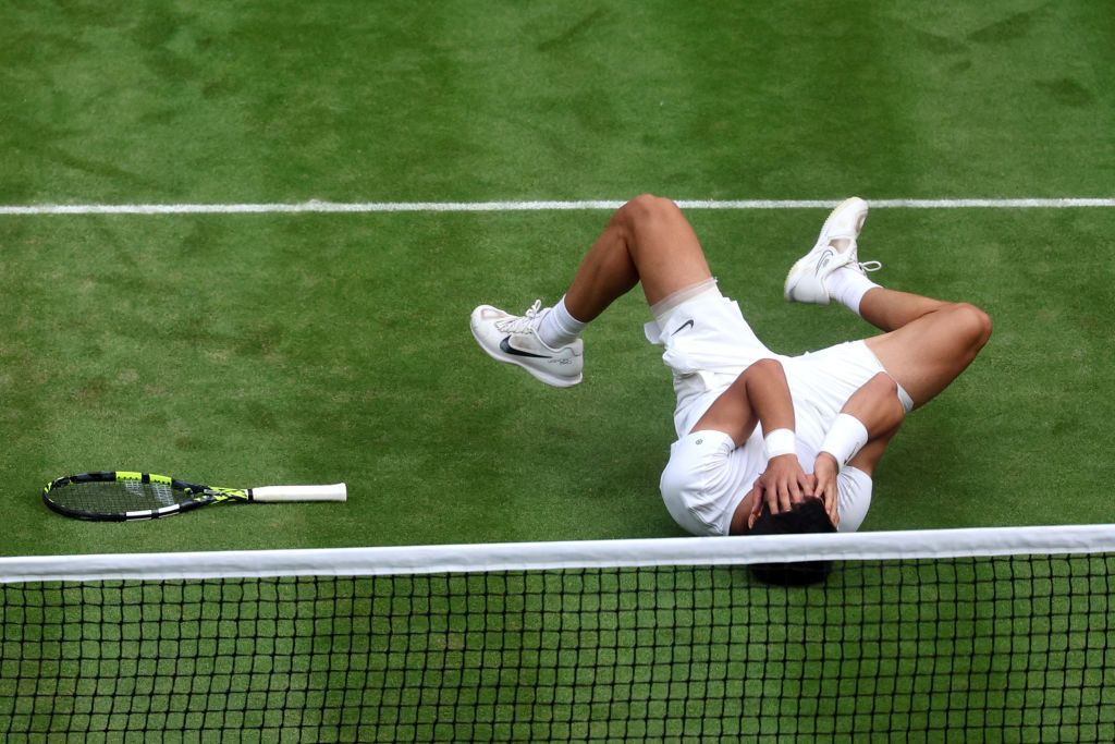 Alcaraz îl așteaptă pe Djokovic în finala Wimbledon. Margot Robbie, spectator de lux pe Terenul Central_20