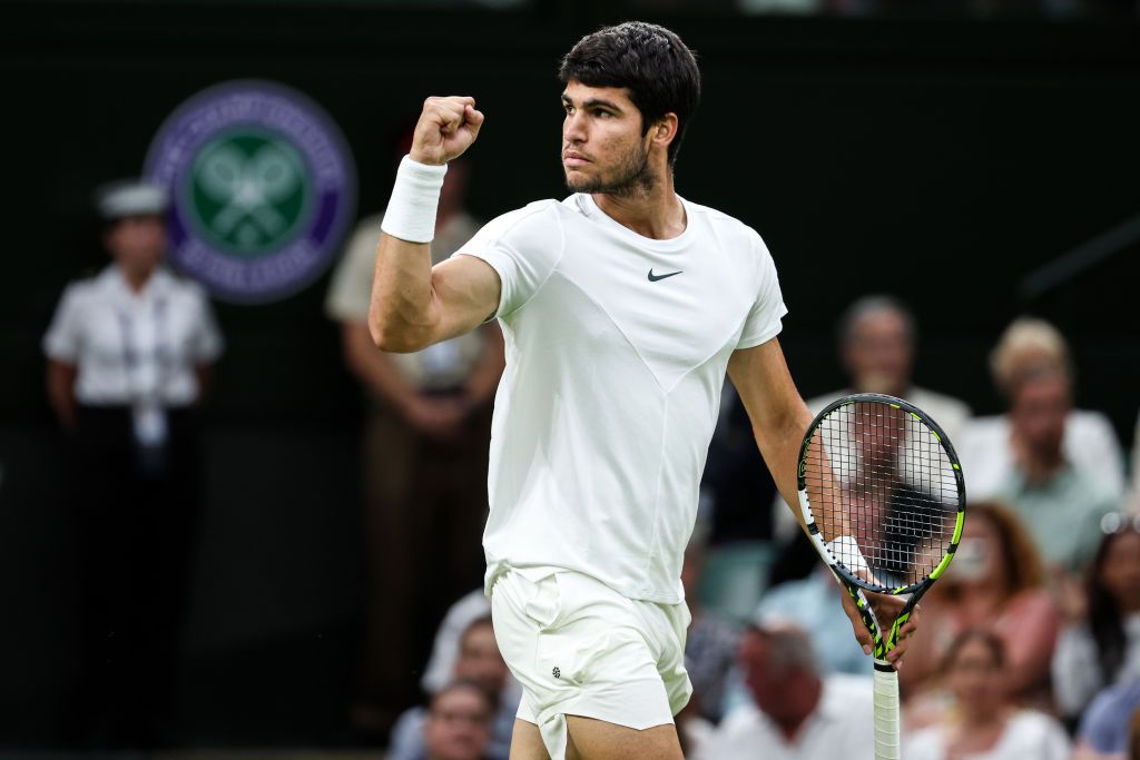 Alcaraz îl așteaptă pe Djokovic în finala Wimbledon. Margot Robbie, spectator de lux pe Terenul Central_34