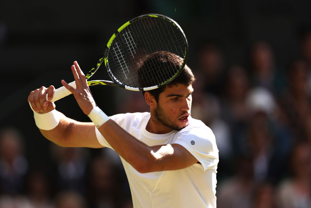 Alcaraz îl așteaptă pe Djokovic în finala Wimbledon. Margot Robbie, spectator de lux pe Terenul Central_35