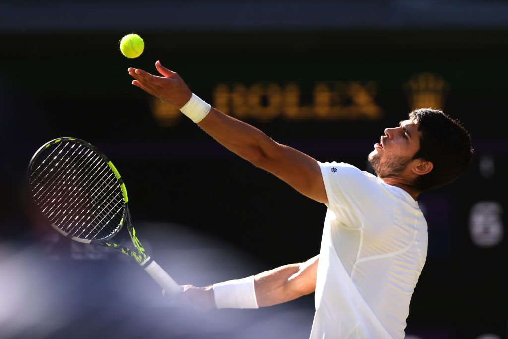 Alcaraz îl așteaptă pe Djokovic în finala Wimbledon. Margot Robbie, spectator de lux pe Terenul Central_36