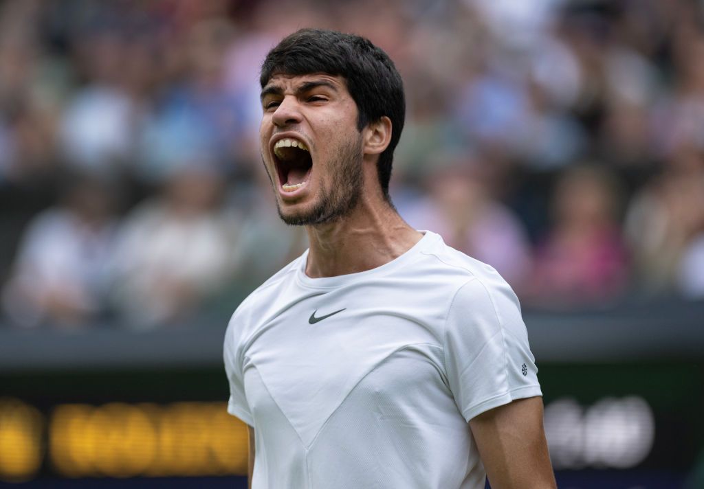 Alcaraz îl așteaptă pe Djokovic în finala Wimbledon. Margot Robbie, spectator de lux pe Terenul Central_46