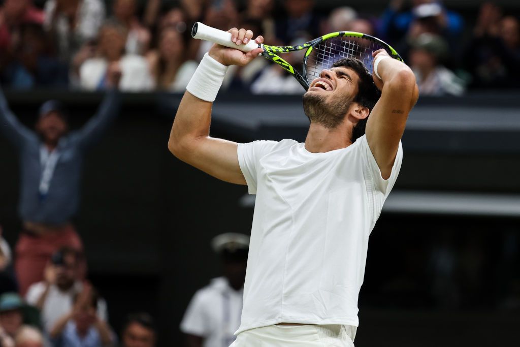 Alcaraz îl așteaptă pe Djokovic în finala Wimbledon. Margot Robbie, spectator de lux pe Terenul Central_47