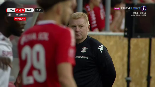 Neil Lennon a debutat în Liga 1! Imagini cu noul antrenor de la Rapid_12