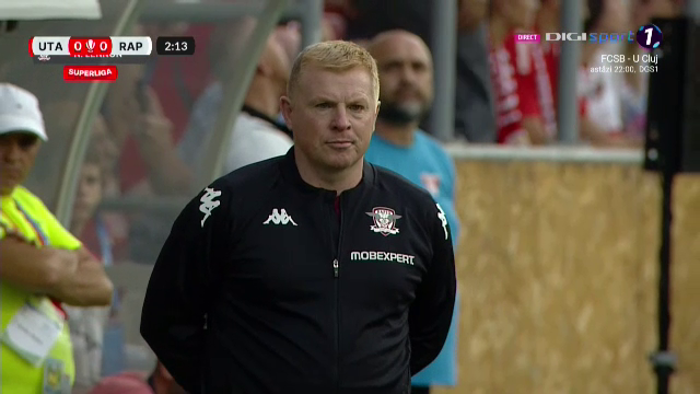 Neil Lennon a debutat în Liga 1! Imagini cu noul antrenor de la Rapid_17