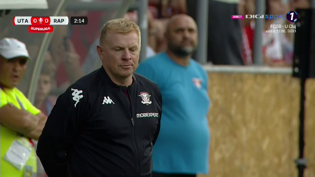 Neil Lennon a debutat în Liga 1! Imagini cu noul antrenor de la Rapid_18