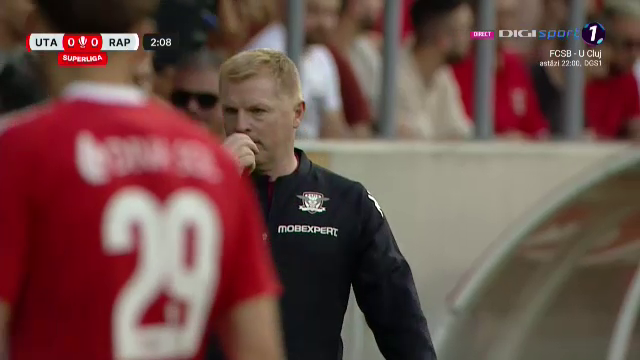 Neil Lennon a debutat în Liga 1! Imagini cu noul antrenor de la Rapid_3