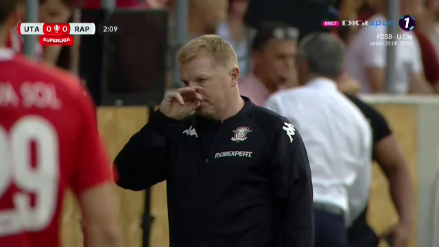 Neil Lennon a debutat în Liga 1! Imagini cu noul antrenor de la Rapid_6