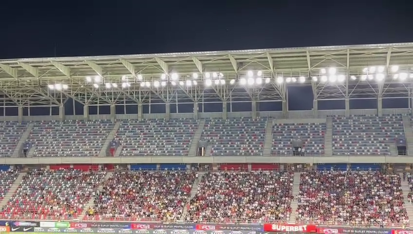 Într-o seară toridă de vară, în Ghencea bate vântul! Cum arată tribunele la FCSB - ”U” Cluj_4