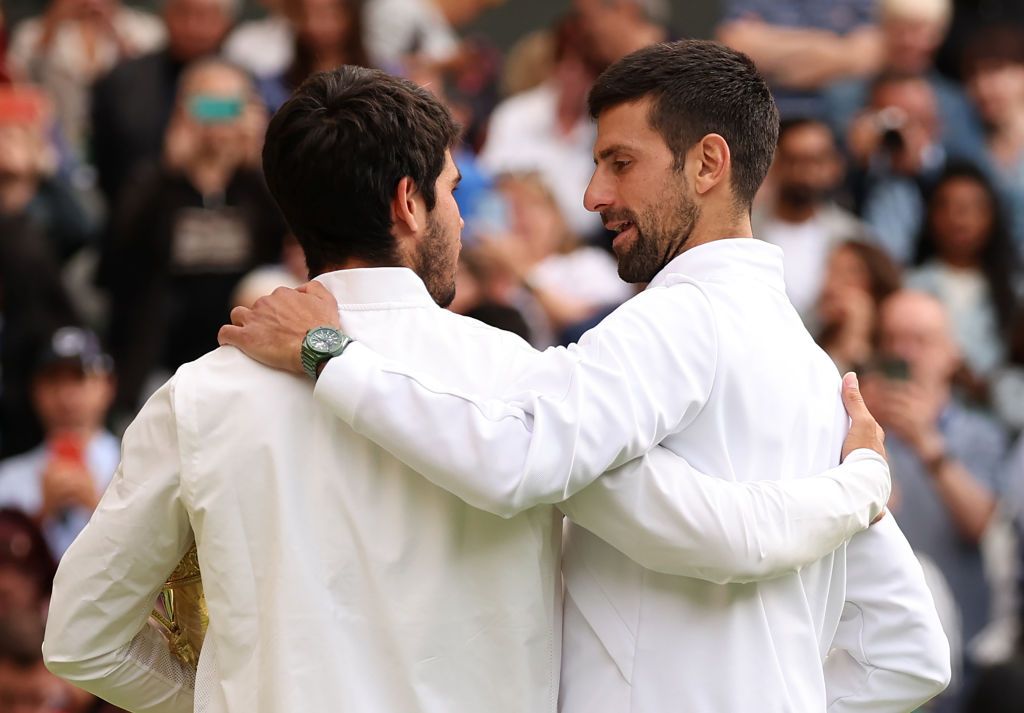 Alcaraz îl surclasează pe Djokovic în finala Wimbledon 2024 și face „dubla Paris - Londra”_19