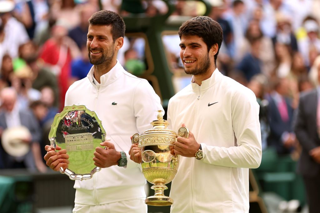 Alcaraz îl surclasează pe Djokovic în finala Wimbledon 2024 și face „dubla Paris - Londra”_28