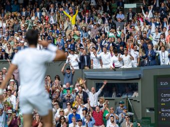 
	Emma Răducanu și Gerard Butler, la finala Wimbledon 2024. Djokovic pare doar o amintire a jucătorului de anul trecut
