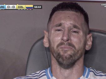 
	Imagini emoționante! Lionel Messi a ieșit în lacrimi de pe teren, în finala Copa America, din cauza unei accidentări&nbsp;
