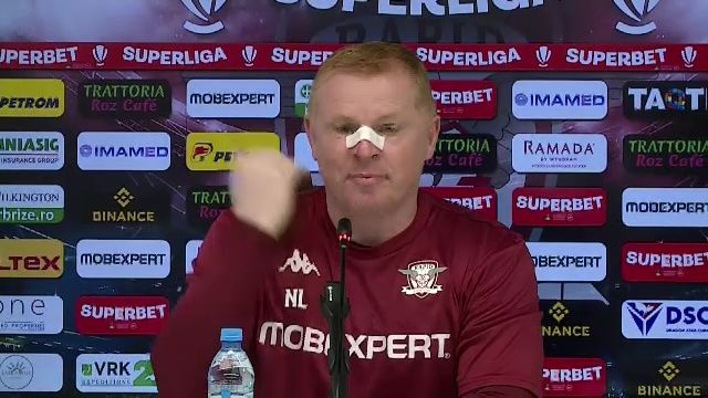 Cum a apărut Neil Lennon înainte de Rapid - CFR Cluj, după accidentul din Herăstrău: "M-am crezut în Turul Franței!"_3