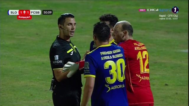 Penalty bizar primit de FCSB în meciul cu Unirea Slobozia: "Hoții, hoții!"_2