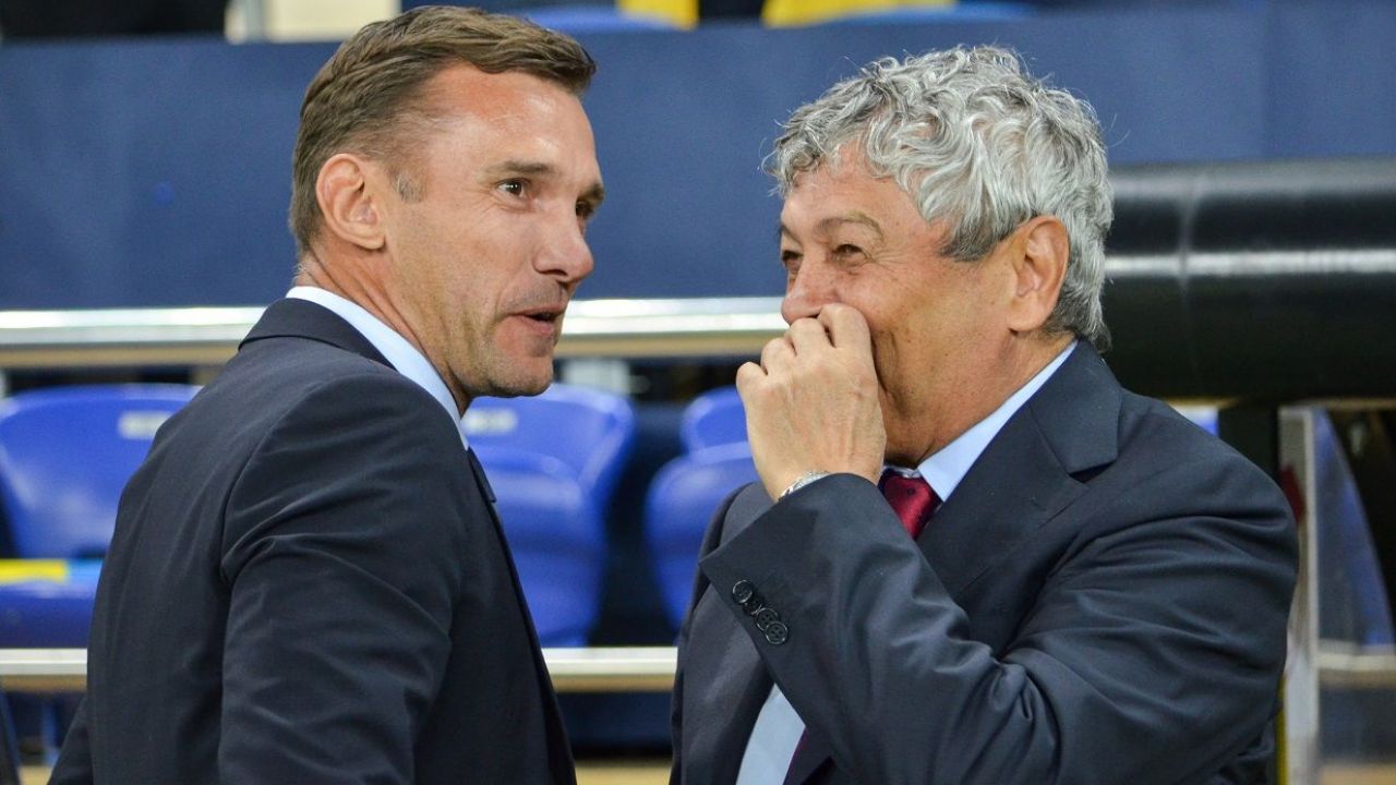 Mircea Lucescu Andriy Shevchenko Ucraina