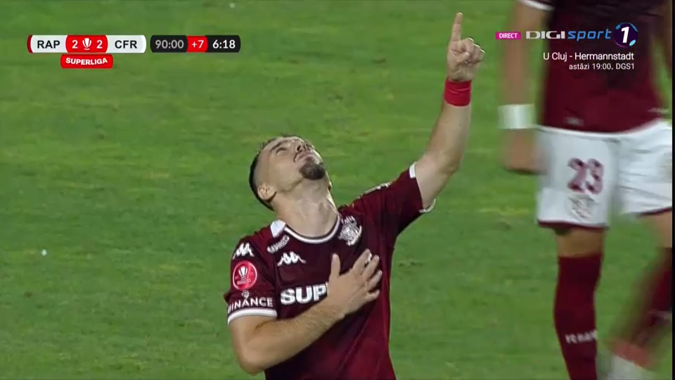 Rapid – CFR Cluj 2-2 | Giuleștenii supraviețuiesc și obțin un punct la ultima fază a meciului_12