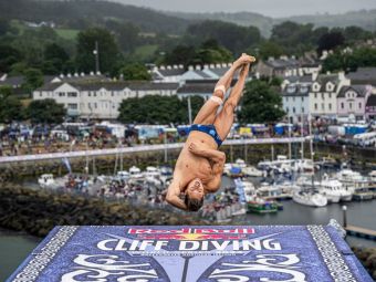 
	Reacția lui Constantin Popovici după ce a luat argint în etapa din Irlanda de Nord a seriei Red Bull Cliff Diving + Clasament general
