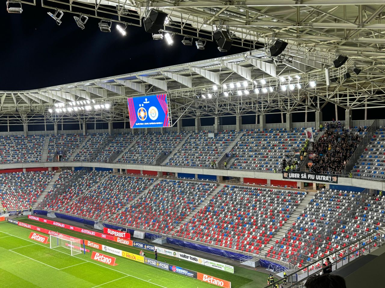 Cum arată tribunele stadionului din Ghencea la meciul FCSB - Oțelul Galați_2