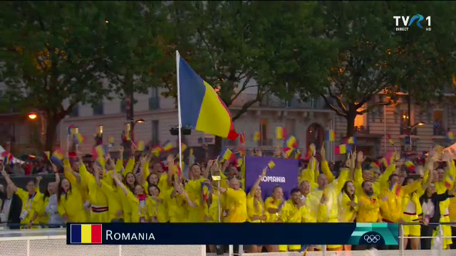 Team Romania, apariție grandioasă pe Sena, la ceremonia de deschidere a Jocurilor Olimpice de la Paris 2024_1