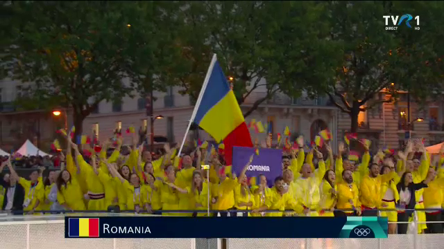 Team Romania, apariție grandioasă pe Sena, la ceremonia de deschidere a Jocurilor Olimpice de la Paris 2024_2