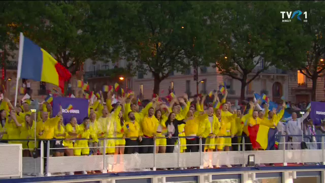 Team Romania, apariție grandioasă pe Sena, la ceremonia de deschidere a Jocurilor Olimpice de la Paris 2024_14