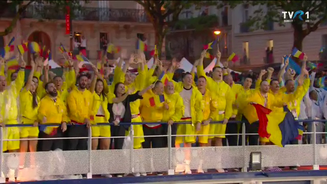 Team Romania, apariție grandioasă pe Sena, la ceremonia de deschidere a Jocurilor Olimpice de la Paris 2024_15