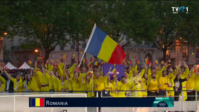 Team Romania, apariție grandioasă pe Sena, la ceremonia de deschidere a Jocurilor Olimpice de la Paris 2024_3