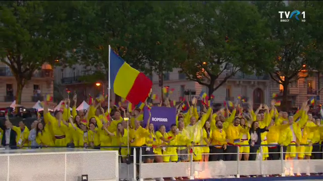 Team Romania, apariție grandioasă pe Sena, la ceremonia de deschidere a Jocurilor Olimpice de la Paris 2024_6