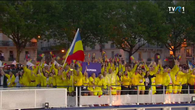 Team Romania, apariție grandioasă pe Sena, la ceremonia de deschidere a Jocurilor Olimpice de la Paris 2024_7