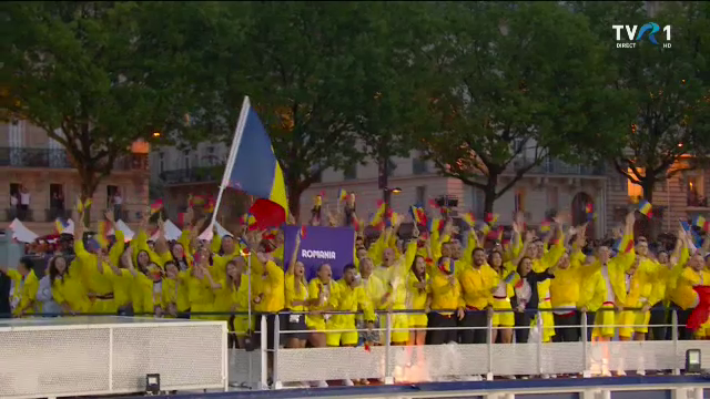 Team Romania, apariție grandioasă pe Sena, la ceremonia de deschidere a Jocurilor Olimpice de la Paris 2024_8