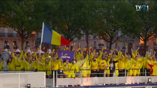 Team Romania, apariție grandioasă pe Sena, la ceremonia de deschidere a Jocurilor Olimpice de la Paris 2024_9