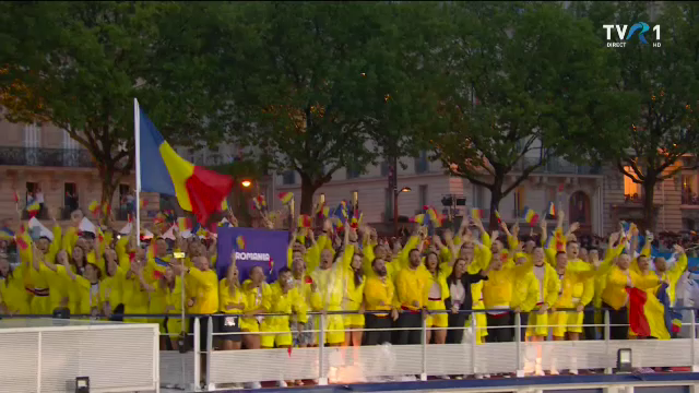 Team Romania, apariție grandioasă pe Sena, la ceremonia de deschidere a Jocurilor Olimpice de la Paris 2024_10