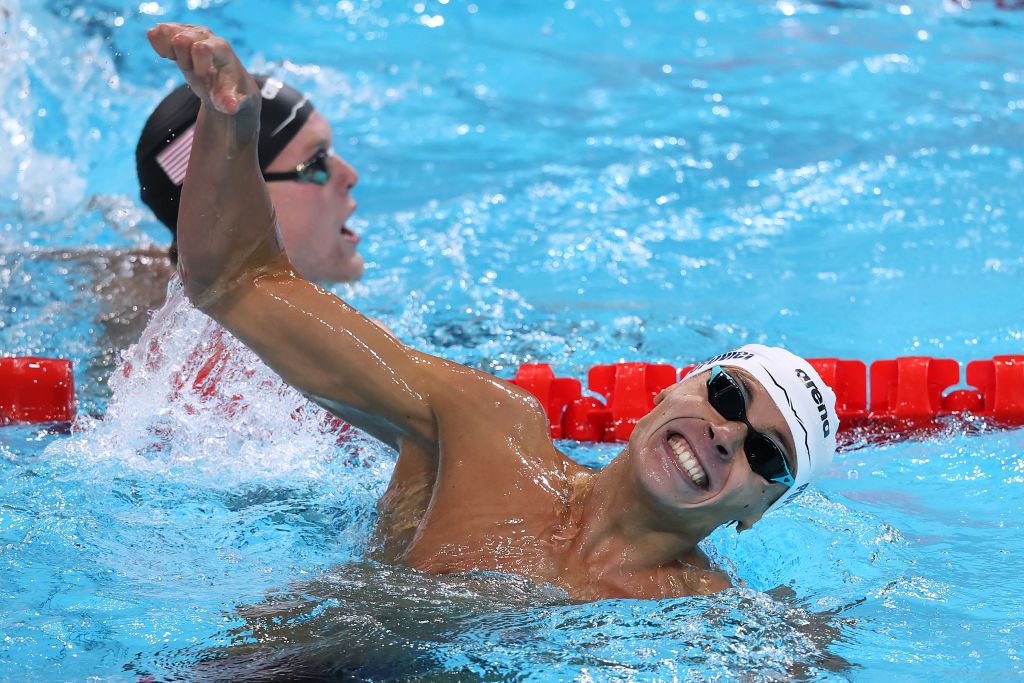 Photo finish! David Popovici a câștigat la o PALMĂ aurul olimpic la 200 de metri liber_11