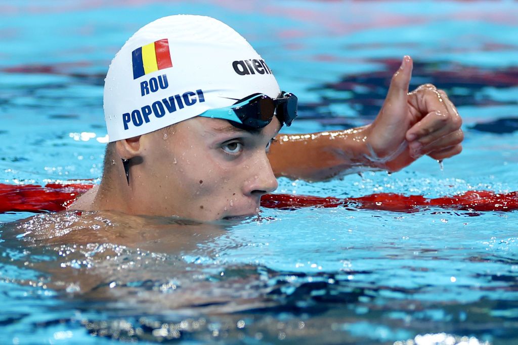 Photo finish! David Popovici a câștigat la o PALMĂ aurul olimpic la 200 de metri liber_4