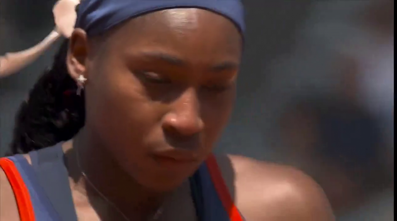 Coco Gauff a plâns în hohote, după eliminarea de la Jocurile Olimpice: "Astea sunt regulile"_11