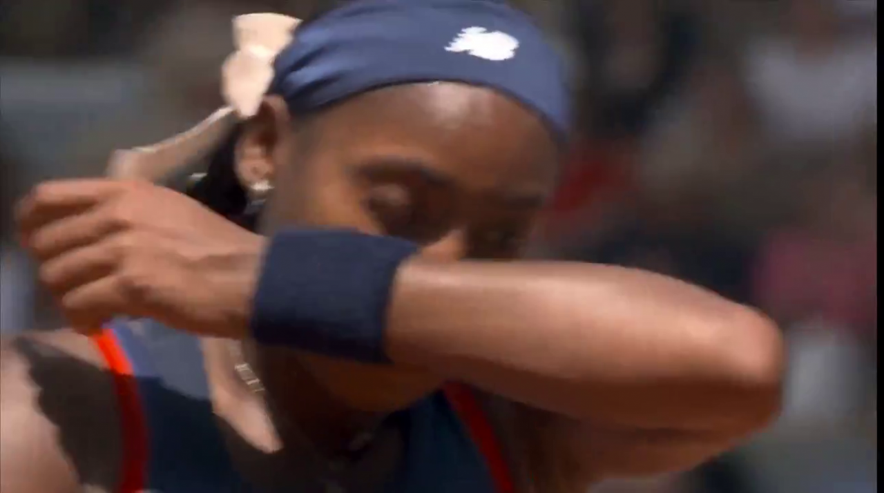 Coco Gauff a plâns în hohote, după eliminarea de la Jocurile Olimpice: "Astea sunt regulile"_15