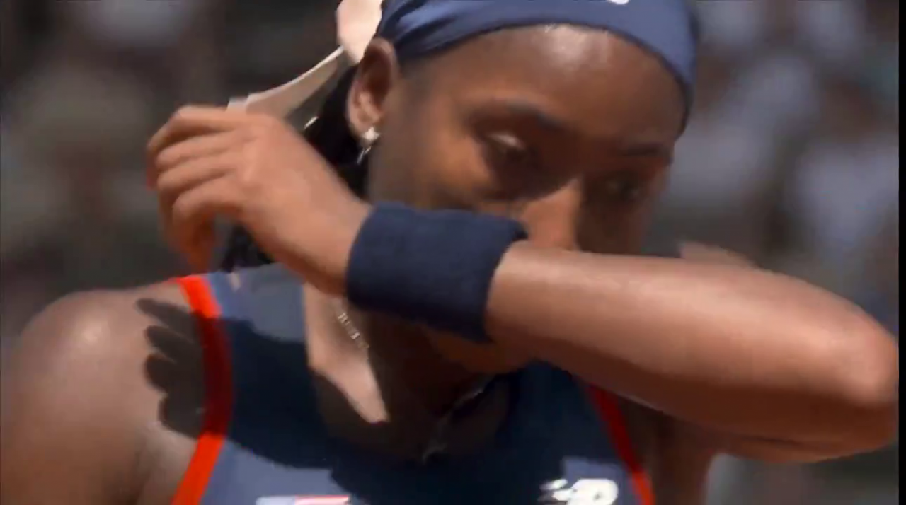 Coco Gauff a plâns în hohote, după eliminarea de la Jocurile Olimpice: "Astea sunt regulile"_16