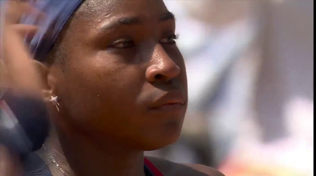 Coco Gauff a plâns în hohote, după eliminarea de la Jocurile Olimpice: "Astea sunt regulile"_5