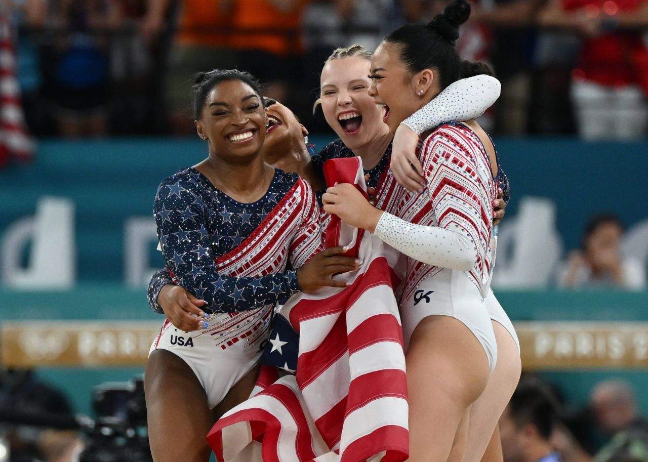 'OK, cam așa stă treaba!' Deja campioană olimpică, Simone Biles s-a enervat la Paris. Și numai ea, ci și o colegă_2