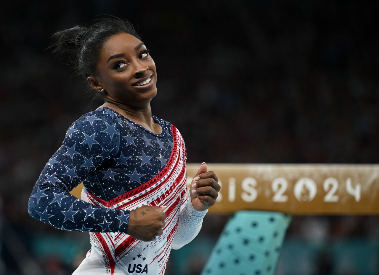 'OK, cam așa stă treaba!' Deja campioană olimpică, Simone Biles s-a enervat la Paris. Și numai ea, ci și o colegă_4