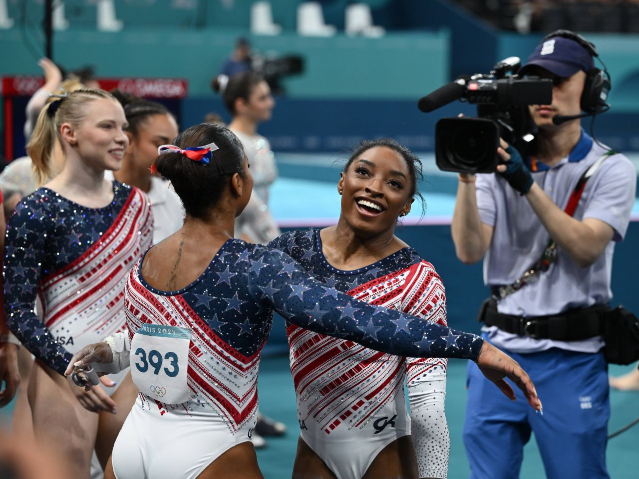 'OK, cam așa stă treaba!' Deja campioană olimpică, Simone Biles s-a enervat la Paris. Și numai ea, ci și o colegă_9